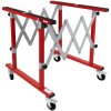 Holzmann KB100TWIN Support Trestle Foldable 100kg Load Adjustable with Wheels
