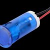 QS123XXB12 Indicator LED, 12 V DC, 12 mm, wired, blue