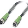 Kabel do czujników/elementów wykonawczych Phoenix Contact SAC-3P-M 8MS/ 0,5-PUR/4P-M 8FS 1501333, złącze żeńskie M8, pro