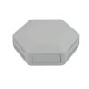 CamdenBoss CBHEX1-33-GY Hex-Box IoT Enclosure 3 Solid Panels and 3 Vented Grey