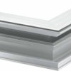 Zewnętrzny kanał narożny bez górnej części OBO Bettermann, 6115789, aluminiowy