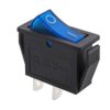 Przełącznik kołyskowy podświetlany 230V, niebieski stabilny ON-OFF