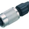 Jack, 2 pole, solder connection, screw locking, straight, 99 0072 102 02