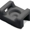 Mounting base, PA, black, (L x W x H) 14.7 x 9.4 x 6.9 mm, 151-30300