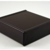 Aluminum enclosure, (L x W x H) 160 x 103 x 53 mm, black (RAL 9005), IP54, 1455N1602BK