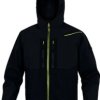 Bluza z tkaniny Softshell z poliestru Stretch, 3 warstwy laminowane, kolor Czarno-Żółty, rozmiar: XXL, HOR2LNJXX