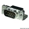 D09P13A4GX00LLF D SUB-9 Connector Plug THT AMPHENOL