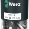 Bity 855/1 Z DIY 100, PZ 2 x 25 mm, 100 części, WERA 05072444001