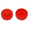 ForgeFix TFCC19PR TechFast Cover Cap Poppy Red 19mm (Pack 100)