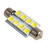 Żarówka sam. led 12V 42mm biała 8x5050 C5W