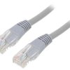 Patch cord U/UTP, Cat 5e, RJ45 wtyk z obu stron, linka, CCA, 20m PP12-20M