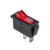 Przełącznik klawiszowy 2 pozycje 2 pin wąski RS-101-3B czerwony