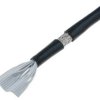 Przewód o dł 30,5m wstążkowy okrągły 1,27mm linka Cu PVC czarny 3659/24SF (100FT)