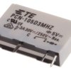 Przekaźnik mocy 5V dc SPST TE Connectivity 120mW, montaż PCB 208Ω Otwór przezierny