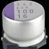 16SVP100M ELKO polymers SMD, 100 µF, 16 V, 105°C, 10 x 8 mm