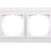 Sentia Ramka podwójna szklana biała 1472-62
