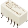 Przekaźnik sygnału, 3V dc, 2 A, DPDT, montaż SMD, Omron