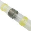 Solder connector with heat shrink insulation, 4.0-6.0 mm², AWG 12 to 10, yellow, 40 mm, 2011C401