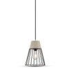 Lampa Wisząca Vt-7253 E27 Concrete+Mesh 3848