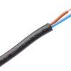 Przewód zasilający RS PRO 2 Core 100 m Polietylen krzyżowy Sheath Czarny 10.5 mm OD, 600 V 90 °C