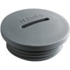 Dummy plug, PG16, (H) 6 mm, head Ø 27 mm, PA, glass fibre reinforced, gray, 10551000016