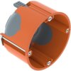 Cavity wall box, 68 x 47 mm, Ø 68 mm, no. of entries: 6, 1.5-2.5 mm², orange/gray, IP30, 2003806