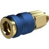 Quick-release coupling, L 62.5 mm, 35 bar, brass, for Pneumatic, 137551