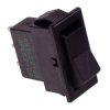 AS36S0100 APEM Black Miniature On-On Rocker Switch SPDT