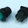 PBS-13BG 1,0A/250V GREEN PRZYCISK ZWIERN