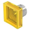 Soczewki do wskaźników, 51-954, Żółty, Kwadratowy, długość: 15.3