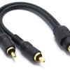 ADAPTER GNIAZDO RCA CINCH NA 2X WTYK RCA KABEL VITALCO