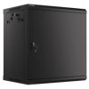 SZAFA INSTALACYJNA RACK WISZĄCA 19 12U 600X450 CZARNA DRZWI METALOWE LANBERG (FLAT PACK)