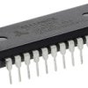 SRAM 64kbit montaż Otwór przezierny 28 -pinowy 8k x 8 bitów PDIP, Od 2,7 V do 5,5 V