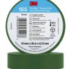 Taśma izolacyjna 19mm x 20m PVC Temflex 165 zielona 7100184803 /100szt./