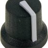 Cliff CL170844CR CL170844CR Pokrętło czarny, szary (Ø x W) 16.8 mm x 14.5 mm 1 szt.