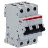 Wyłącznik nadprądowy MCB, Typ B, 3-biegunowy, 10A, 400V, na szynę DIN, ABB S203-B10, S200