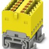 Distribution block, push-in connection, 0.14-2.5 mm², 12 pole, 17.5 A, 6 kV, gray, 3002958