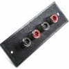 RCA Gniazdo CINCH na panel, układ złącz:1x4 CC301