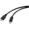 Renkforce RF-5720396 USB cable Black 1.80 m USB-C to USB Micro-B