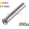 Tulejka metalowa 0,5-8mm KRN05008 ( 100szt)