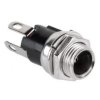 Gniazdo DC 5.5x2.5mm na obudowę, metalowe