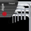 40410 Wrench key set in Compact holder, hexagonal ball head, 10 pieces