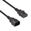 Kabel zasilający Akyga AK-PC-07C przedłużacz CU IEC C13 / C14 3m
