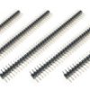 Opencircuit Male headers 2x40 straight 2.00mm black - 5 pieces