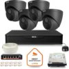 Zestaw Monitoringu Ip 4X Kamera Bcs-P-Eip28fwr3-Ai2-G + Rejestrator 1Tb