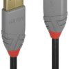Lindy 36753 Kabel USB 3 m USB 3.2 Gen 1 (3.1 Gen 1) USB A Czarny, Szary