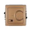 DECO Regulator temperatury elektroniczny z czujnikiem powietrznym złoty metalik 8DRT-2