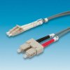 ROLINE Patchcord światłowodowy 50/125um LC-SC 0.5m szary
