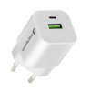 Ładowarka USB, ładowarka sieciowa, szybkie ładowanie QC3.0 + USB-C PD PPS 30W, everActive GaN SC-390Q
