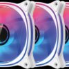 LC-CF-120-ARGB-KIT-R-W LC Power ARGB Reverse fan set of 3, 120 mm, white, with controll
